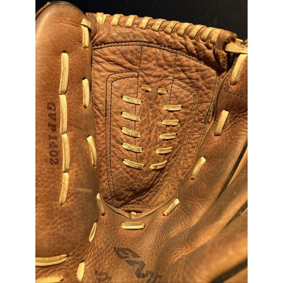 Mizuno GVP 1402 Envy 14" RHT Baseball Softball Glove Brown Leather - Picture 7 of 11